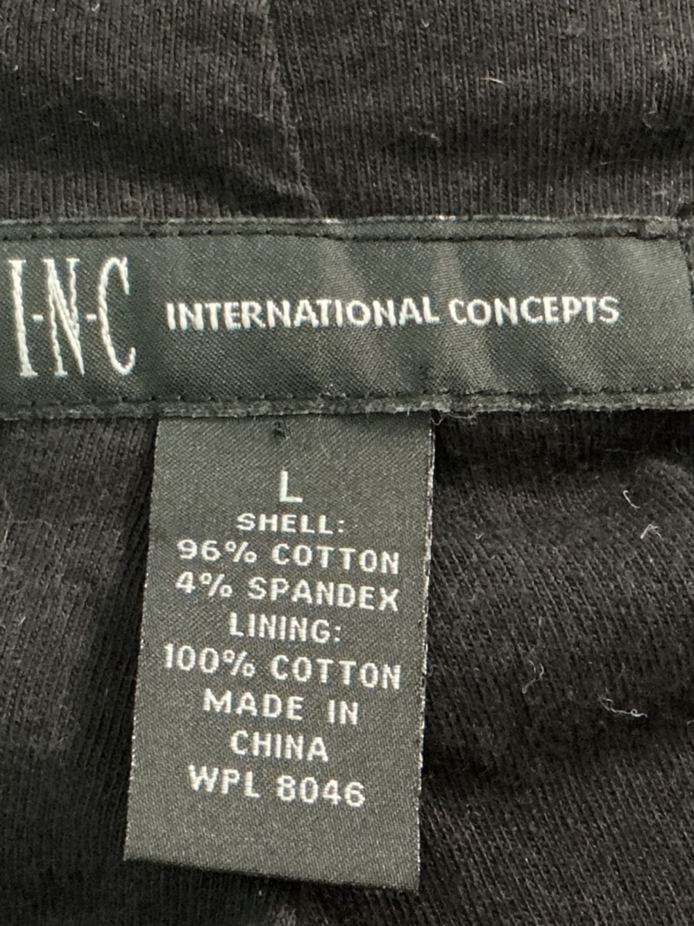 I.N.C Black Knit Military Style Vest Size L - Picture 5 of 5